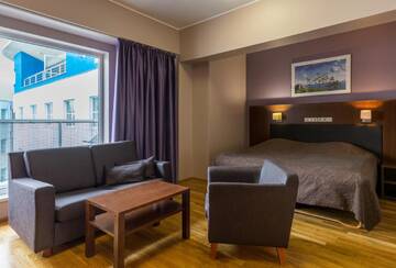 Фото номера Люкс с сауной и доступом в спа-центр Отель Viiking Spa Hotel г. Пярну 3