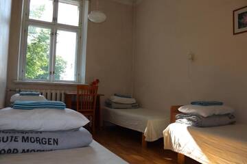 Фото номера Четырехместный номер с общей ванной комнатой Хостелы Hostel Lõuna г. Пярну 2