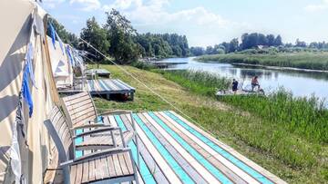 Фото номера Шатер Комплексы для отдыха с коттеджами/бунгало Fishing Village г. Пярну 9